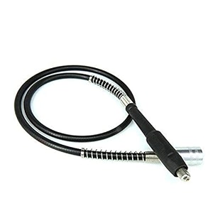 diy crafts combo kit no  6 silver black profession metal and rubber inner core soft flex shaft tube 03-32 mm drill chuck for cleaning combo kit no  6 silver black