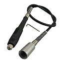 DIY Crafts Profession Metal and Rubber Inner Core Soft Flex Shaft Tube 0.3-3.2 mm Drill Chuck for Cleaning Polishing Sanding (Multicolour) (Combo Kit No # 1, Silver Black)