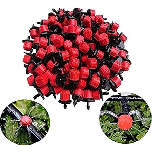 diy crafts 60x heads red black nozzle for dripp cooling system nozzle quick garden outdoor patio umbrellapergolavestibulegardengreenhose only 360red bl 60x heads