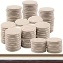 DIY Crafts Self Adhesive Felt Material Square Shape Pads for Furniture Floor Scratch Protection Ethylene Vinyl Acetate (EVA) Round Shape (Wood, 75)