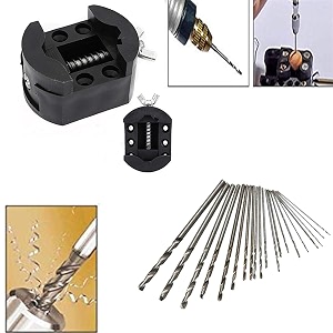 diy crafts design no  2 with mini object holder vise steel hss micro twist drill bit 03mm-16mm for diy crafts works pack of 20 pcs design no  2 with mini object holder vise