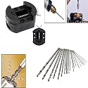 DIY Crafts Design No # 2, With Mini Object Holder Vise, Steel HSS Micro Twist Drill Bit, 0.3mm-1.6mm For DIY Crafts Works (Pack of 20 Pcs (Design No # 2, With Mini Object Holder Vise)