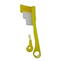 DIY Crafts Pack of 4 Pcs, DIY Crafts Three Step Stepped Sash Brush Window Frame Cleaning Dust with Mini Bru (Pack of 4 Pcs, DIY Crafts)