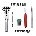 DIY Crafts Design No # B, Colour No # 3, Watch Repair of Back Opener Wrench and Large Watch Case Movement Holder for Waterproof Watch, Change Battery Yourself (Design No # B, Colour No # 3)