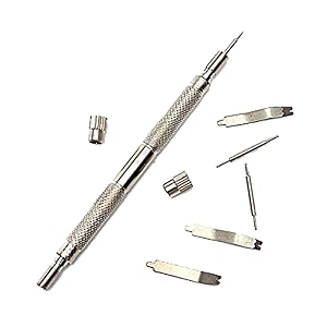diy crafts pack of 4 pcs steel silver color watch spring bar tool metal watch spring linking pin removal repair tool stainless steel bar for adjust remove replace pack of 4 pcs steel silver color