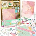 DIY Journal Kit for Girls, Scrapbook Gifts for 6 7 8 9 10 11 Year Old Girls