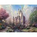 Fokenzary DIY Paint by Numbers Painting Canvas for Kids or Adults Beginner with Brushes and Acrylic Paints Frameless