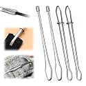 DIY Rope Threader Clip,2024 New Sewing Clips Drawstring Threader Tool Set,Drawstrings Replacement with Easy Threaders, for Drawstring Replacement for Hoodies, Shorts, Pants (A*2 PCS+B*2PCS)