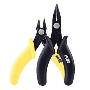 piececool 3d metal model kits tools set 2pcs mini flat nose plier nipper diy tool for 3d metal puzzle model kit jigsaw assembling