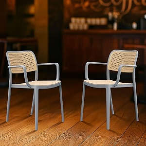 diya rolex chair for cafeteria  durable nylon frame accent chair