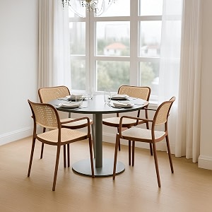 diya rolex chair for cafeteria  durable nylon frame accent chair