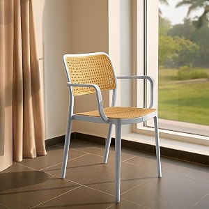 diya rolex chair for cafeteria  durable nylon frame accent chair