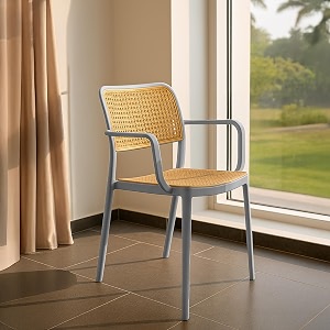diya rolex chair for cafeteria  durable nylon frame accent chair