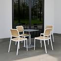 DIYA Rolex Chair for Cafeteria | Durable Nylon Frame Accent Chair