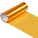 DIYAH 12 X 48 Inches Self Adhesive Headlight, Tail Lights, Fog Lights Tint Vinyl Film (Orange)