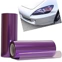 DIYAH 12 X 48 Inches Self Adhesive Headlight, Tail Lights, Fog Lights Tint Vinyl Film (Purple)