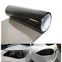 DIYAH 12 X 48 Inches Self Adhesive Headlight, Tail Lights, Fog Lights Tint Vinyl Film (Light Black)