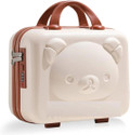 DIYASALES Portable Makeup Travel Case Hand Luggage,Makeup Case Suitcase with Elastic Band Travel Toiletry Kit