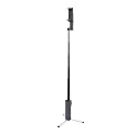 Diydeg Selfie Stick, Pocket Travel Tripod with 360 Dual Axis Rotation and Retractable Design Extends to 26.77in, Compatible with 4-7 inch iOS Phones (Black)