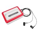 Diyeeni Portable Cassette Player &amp; Convert Tape to MP3 Digital, Casette Tape Recorder with Big Speaker &amp; Earphone Jack, Cassette Player Powered by USB or 2 AA Battery (Red)