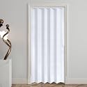 DIYHD 36X96in Accordion Door, White Double-Layer PVC Folding Interior Door