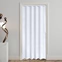 DIYHD 38X96in Accordion Door, White Double-Layer PVC Folding Interior Door