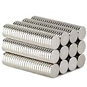 DIYMAG 100Pcs Small Refrigerator Magnets, 12x2mm Round Rare Earth Magnet