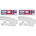 DIYSELF Single Edge Razor Blades, 100 Blades, Razor Blades Refiils for Razor Scraper, Utility Knife, Heavy Duty One Edge Blades, High Carbon Steel Blade for Removing Decals, Stickers (Pack of 2)
