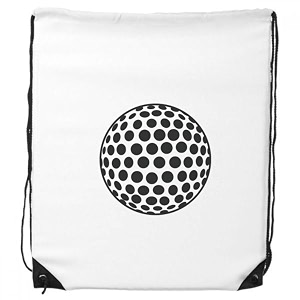 diythinker golf sport simple geometry pattern drawstring backpack shopping sports bags gift one_size multicolor
