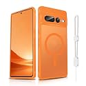 Dizn for Google Pixel 7 Pro Phone Case:[Not Fit Pixel 7],with Lanyard,Compatible with MagSafe Wireless Charging,Smoot Thin Cover,Military-Grade for Pixel 7 Pro,Orange