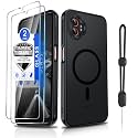 Dizn Magnetic Case for Samsung Galaxy XCover 7 Pro: Fit for MagSafe,Black