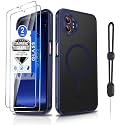 Dizn Matte Case for Samsung Galaxy XCover 7 Pro: Fit for MagSafe,Blue