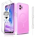 Dizn Matte Case for Samsung Galaxy XCover 7 Pro: Fit for MagSafe,Pink