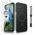 Dizn Matte Case for Samsung Galaxy XCover 7 Pro: Fit for MagSafe,Green