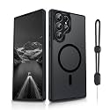 Dizn for Samsung Galaxy S22 Ultra Case:[???????????? ???????????? ????????????][Fit for MagSafe] Wireless Charging,Slim Silky Soft Touch Phone Case,with Strap,Full Camera Protective 6.8-Inch S22 Ultra 5G,Black