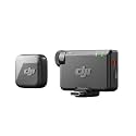 DJI Mic Mini (1 TX + 1 RX), Ultralight, Detail-Rich Audio, Noise Cancelling, Automatic Limiting, Wireless Microphone for Camera/iPhone/Android, Vlog, Streaming, 400m Transmission