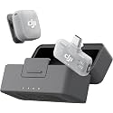 DJI Mic Mini 2 (1 TX + 1 Mobile RX + Charging Case), Lavalier Wireless Vlogging Mic for iPhone/Android/Camera, Bluetooth Microphone, Live Streaming, Plug-and-Play, 24h Battery, Noise Cancelling