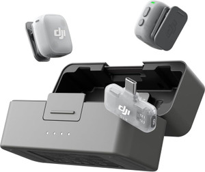 dji mic mini 2 wireless lavalier microphone 2 tx  1 mobile rx  charging case camera microphone