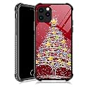 DJSOK iPhone 11 Pro Max Case, Christmas Tree Cases with 4 Corners Shockproof Protection Soft Silicone TPU Bumper and Hard PC Pattern Back Case foriPhone