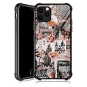 DJSOK Case Compatible with iPhone 12 Case, Christmas Winter Collage001 with 4 Corners Shockproof Protection Soft Silicone TPU Bumper and Hard PC Pattern Back Case for iPhone 12