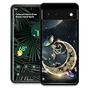 DJSOK Compatible with Google Pixel 6 Case,Butterfly Moon Star for Girl Men Drop Protection Pattern with Soft TPU Bumper Case for Google Pixel 6