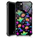 DJSOK Compatible with iPhone 11 Case, Ghost Pumpkin Halloween iPhone 11 Cases with 4 Corners Shockproof Protection Soft Silicone TPU Bumper and Hard PC Pattern Back Case