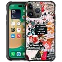 DJSOK Compatible with iPhone 14 Case, Winter Collage Christmas377 iPhone 14 Cases with 4 Corners Shockproof Protection Soft Silicone TPU Bumper and Hard PC Pattern Back Case