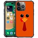 DJSOK Compatible with iPhone 14 Pro Case, Turkey Thanksgiving iPhone 14 Pro Cases with 4 Corners Shockproof Protection Soft Silicone TPU Bumper and Hard PC Pattern Back Case