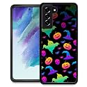DJSOK Compatible with Samsung Galaxy S23 Plus Case,Ghost Pumpkin for Girl Men Drop Protection Pattern with Soft TPU Bumper Case for Samsung Galaxy S23 Plus