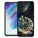 DJSOK Compatible with Samsung Galaxy S23 Plus Case,Butterfly Moon Star for Girl Men Drop Protection Pattern with Soft TPU Bumper Case for Samsung Galaxy S23 Plus
