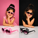 DKERAOD Butterfly Cat-eye Sunglasses