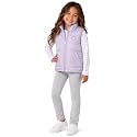 DKNY Girls 3 Piece Puffer Vest Shirt and Flare Leggings Set