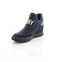 DKNY Women's Cosmos Everyday Wedge Sneaker with Logo