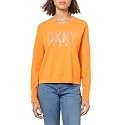 DKNY Women's Turtleneck All-Day Comfort Cropped Sportswear Sweater